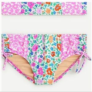 J crew girls floral tankini swim bottoms NWOT